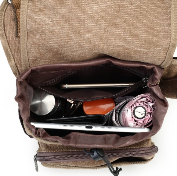 Kaukko Simple Casual Comfortable & Free Style Canvas Shoulder Bag . - Picture 2 of 16